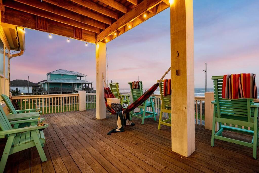 Вілла Beachfront*Spectacular View*4 Bd*Sleeps 14 Bolivar Peninsula Екстер'єр фото